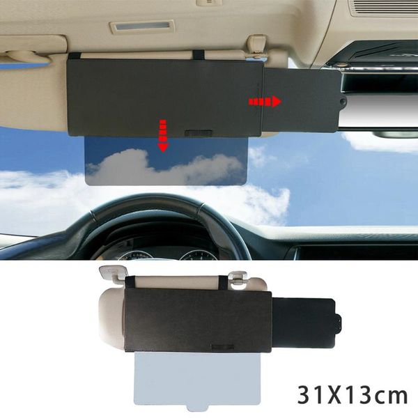 

universal sun visor extender adjustable extension for driver passenger car sunshade
