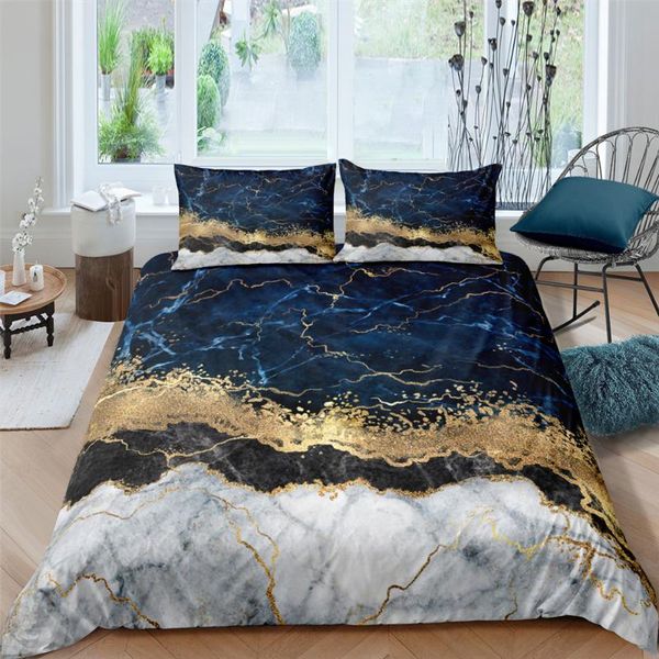 

bedding sets marble set  size duvet cover black quicksand comforter bed twin beds quilt bedclothes 2/3 bedspread