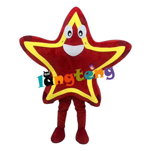 

mascot costumes1211 five-pointed star mascot costume business professional christmas, Red;yellow