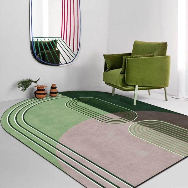 

carpets oval rugs nordic living room modern bedroom rug warm floor mat anti-slip home area carpet kid