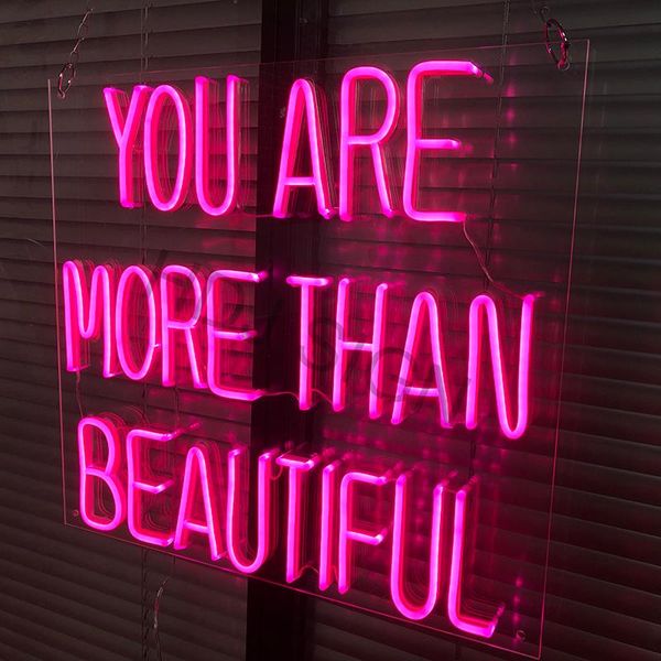 

other lighting bulbs & tubes you are more than beautiful customized neon light personality design led beach party romantic wedding