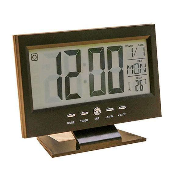 

other clocks & accessories decoration digital clock multi-function sound control monitor temperature