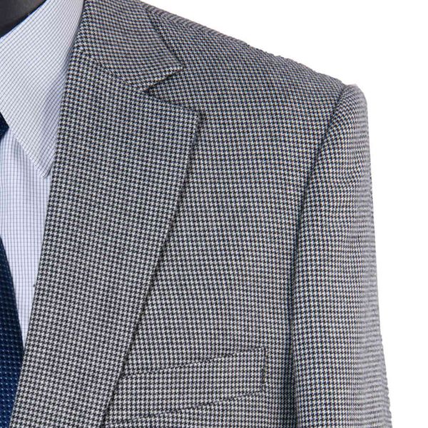 

men's suits & blazers 2021 luxury suit men custom made wool blend business casual bemberg lining,bespoke tailored houndstooth patterned, White;black