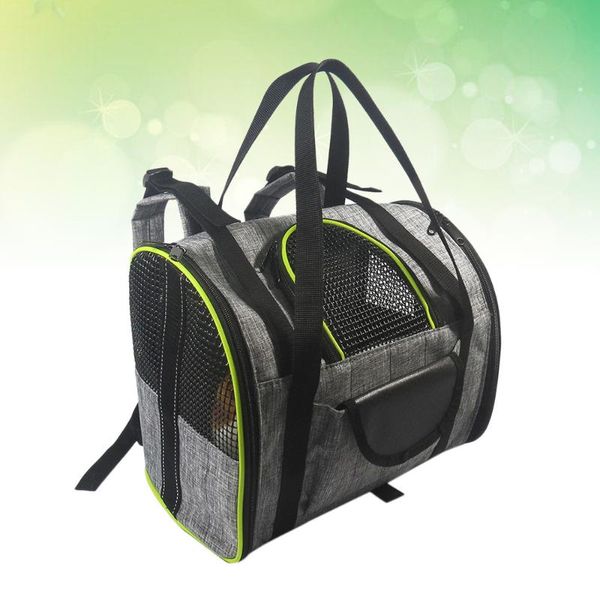

multi-function pet bag foldable outdoor storage portable handbag travel pouch (grey green) dog car seat covers