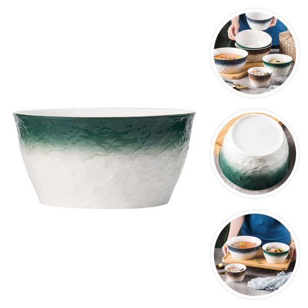 

1pc ceramic bowl creative dessert serving container salad bowls