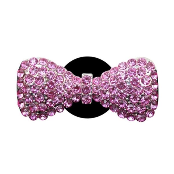 

crystal bow air vent clip creative car freshener automotive decoration g8te