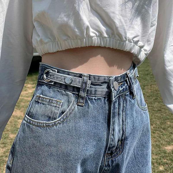 

women's jeans woman pants loose straight autumn and winter high waist pantalones vaqueros mujer, Blue