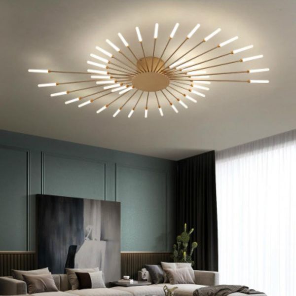 

chandeliers fireworks led chandelier for living room bedroom home modern ceiling lamp lighting