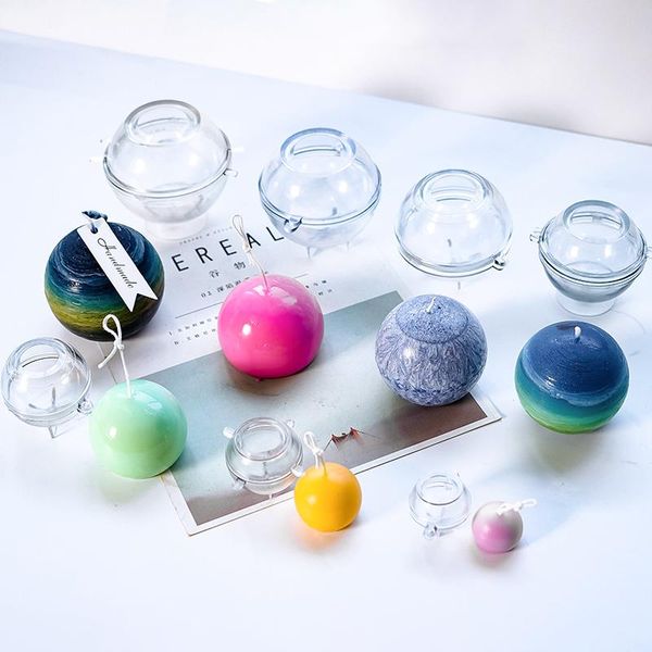 

craft tools round ball candle mould handmade mold plastic soap 3d diy plaster handcraft