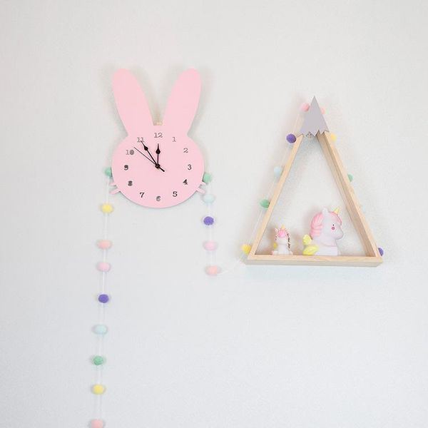 

wall clocks nordic wooden d clock kids room decor gender neutral nursery baby shower gift home decoration