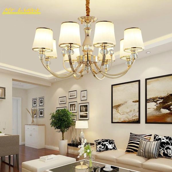 

chandeliers modern luxury led ceiling lamp french chandelier lighting bedroom living room metal crystal hanging lamps luminaries
