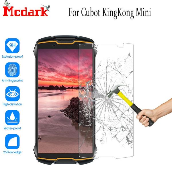 

2.5d 9h tempered glass for cubot kingkong mini screen protector 4.0inch toughened phone cover film cell protectors