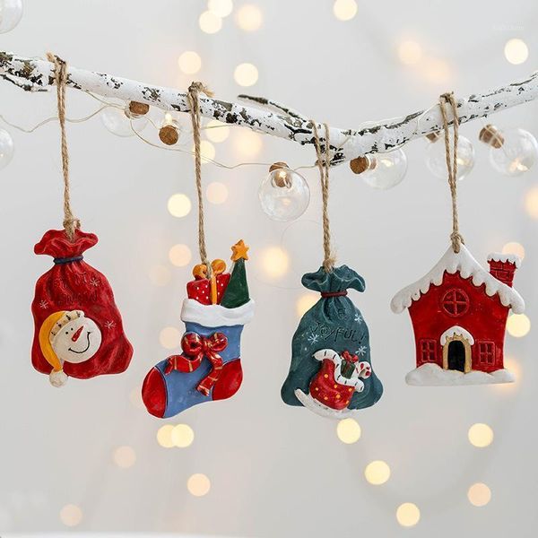 

christmas decorations decoration elk stocking sleigh hanging resin crafts gifts xmas year party wedding home