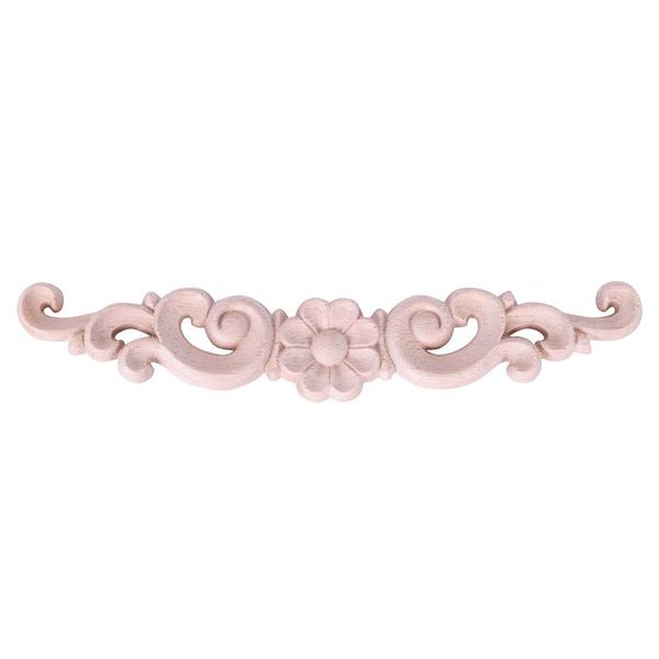 

hanging baskets exquisite classic wood carved flower applique furniture natural size:16 x 3cm