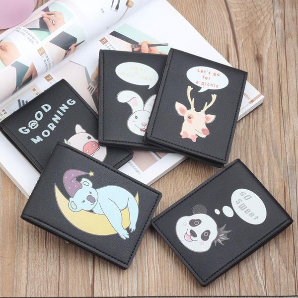 

card holders fashion cartoon printed auto driver license cover bag pu leather for car driving documents credit holder case, Brown;gray