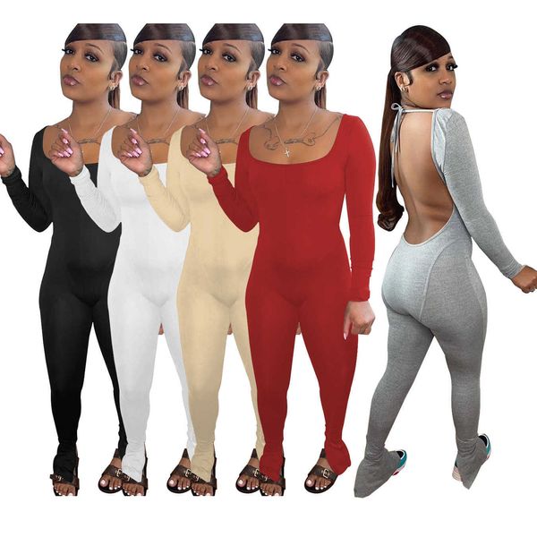 Дизайнеры Женщины Одежда T Рубашки 2021 Комбинезоны Брюки Сплошной Цвет Высокоэластичные Ткани Спортивные штаны для йоги