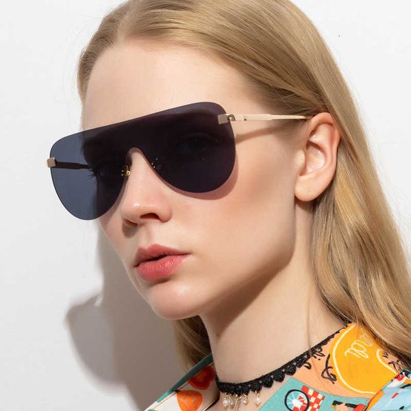 

aviator sunglasses teenyoun women fashion oversize one piece sunglasses brand cat eye sun glasses reflective shades eyeware oculos de sol uv, White;black