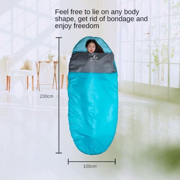 

outdoor camping universal sleeping bag, moisture-proof widened comfortable egg-shaped ultra-light product bags