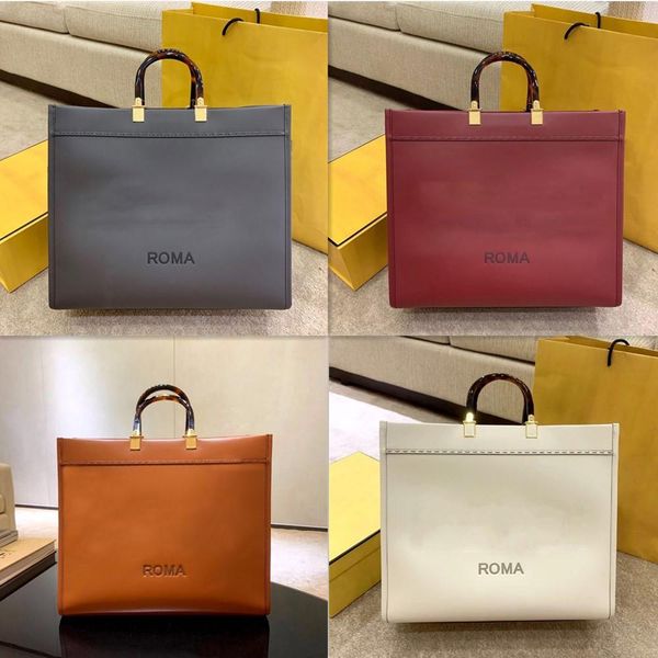 

luxurys handbag tote evening bag shopping leather material amber double handle large capacity letter