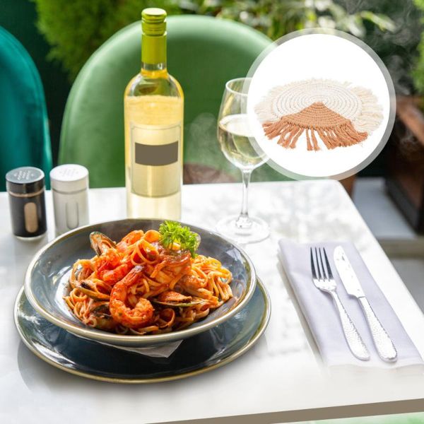 

table cloth glasses cotton washable wear-resistant cup mat decoration