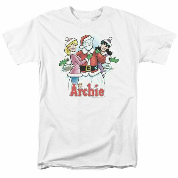

archie comics cover 223 santa t shirt licensed comic book tee white, White;black