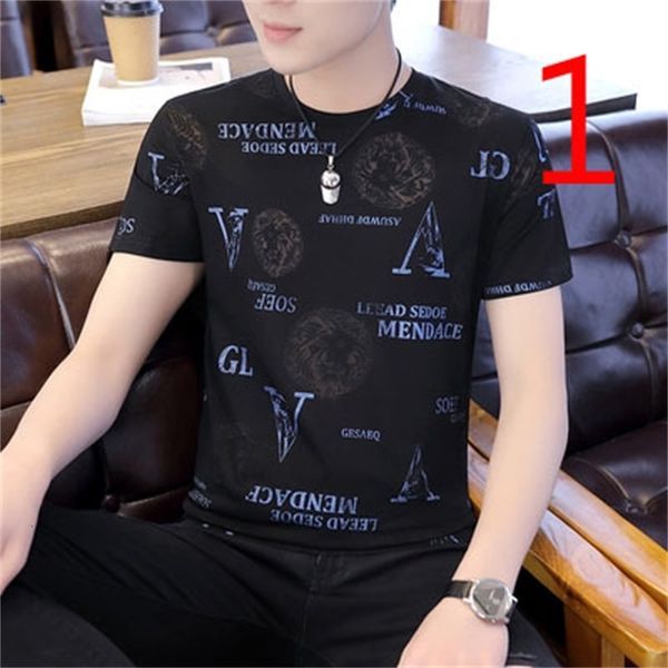 

short-sleeved t shirts t-shirt tide brand korean version of the self-cultivation cotton and linen men's shirt f5lj, White;black