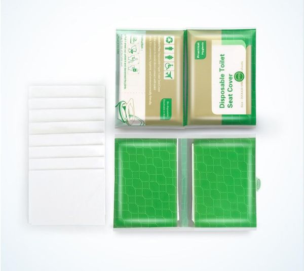 

toilet seat covers 5packs 50pcs/lot disposable cover 100% waterproof safety travel/camping bathroom accessiories mat portable