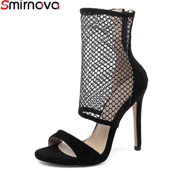 

dress shoes smirnova 2021 big size 34-43 extreme high heels women black apricot color pumps summer shallow party