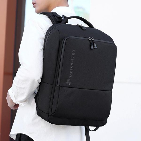 

brand male bags student school backpack waterproof lapbag 15.6 men travel schoolbag bagpack birthday gift drop