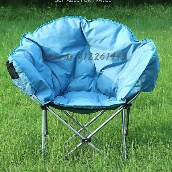 

camp furniture outdoor folding chair lazy sofa portable fishing light leisure stool moon camping computer