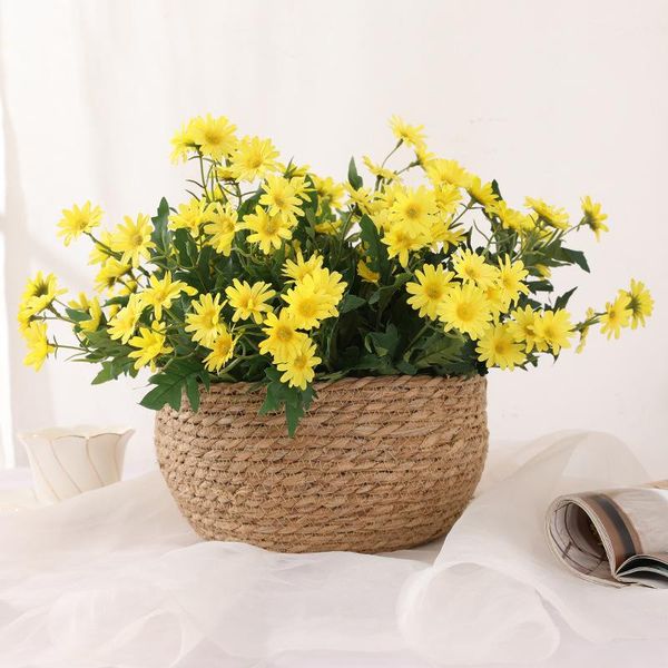 

decorative flowers & wreaths artificial flower simulation small daisy bouquet set fake silk home decoration pography wedding