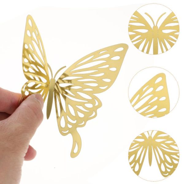 

wall stickers 4 sets hollow-out 3d butterflies decals removable decor