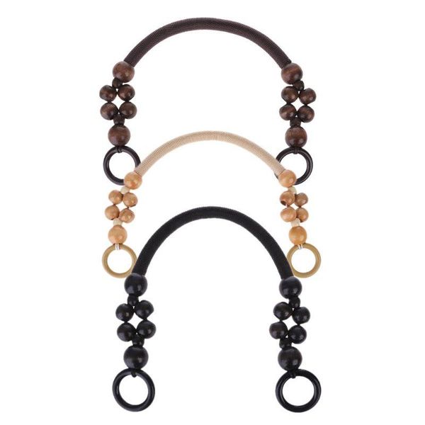

storage bags 2021 wood bead rope bag strap handle shoulder belt for handbag diy replacement