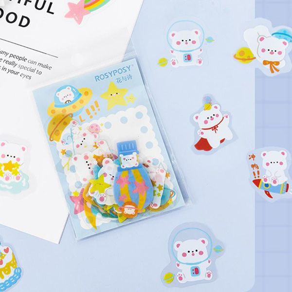 

gift wrap mini animal kawaii scrapbook stickers decorative transparent cute animals themes for scrapbooking diy crafts
