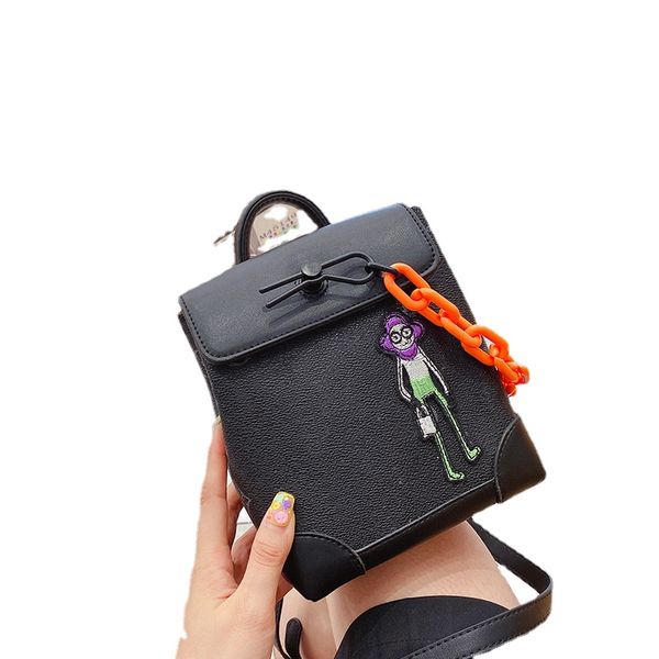 

come with logo female new trendy bag korean version ins fashion portable bucket cross body bags texture western-style single shoulder messen