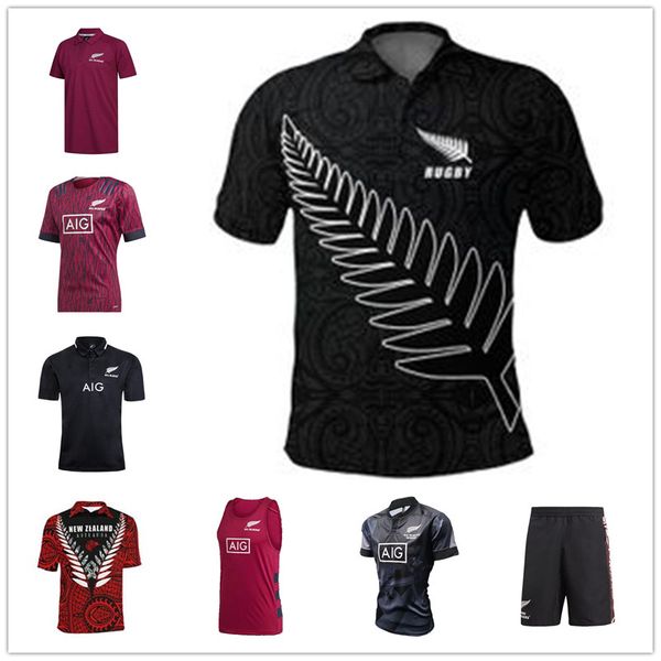

2020 new arrival all black super rugby jerseys sevens rugby shirt maillot camiseta maglia mens s-5xl kit, Black;gray