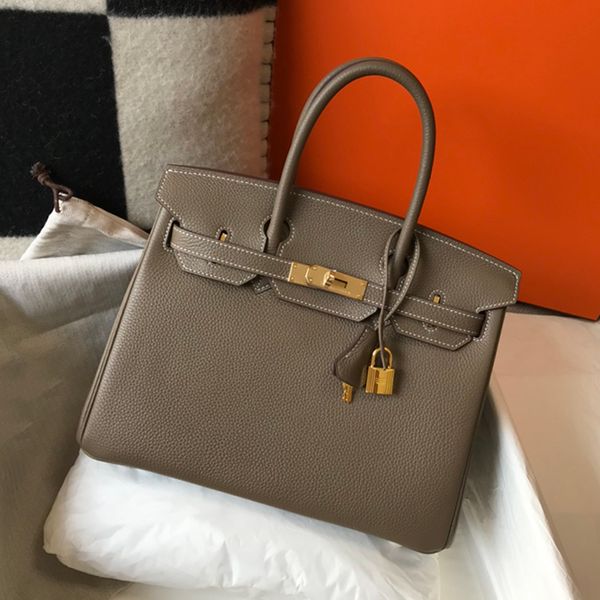 

7a bag women purse designer tote bags handmade luxury designer handbags classic fashion togo leather wallet sac de luxe femme non-perforated