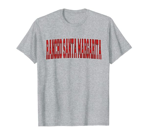 

RANCHO SANTA MARGARITA CA CALIFORNIA Varsity Style USA T-Shirt, Mainly pictures