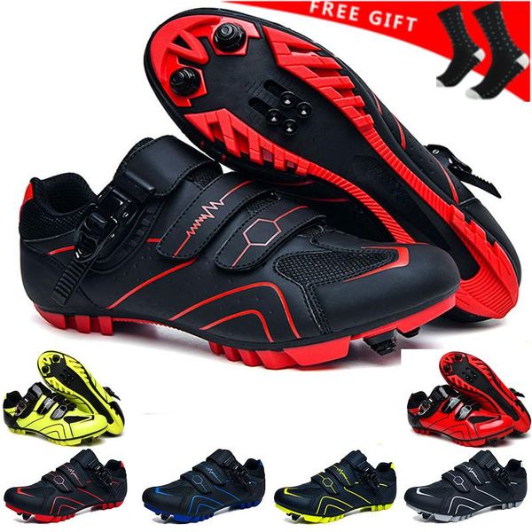 

cycling footwear 2021 shoes men sneakers sapatilha ciclismo mtb sport professional road bicycle self-locking mountain bike, Black