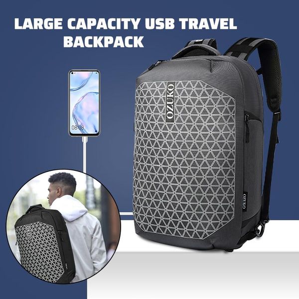

backpack with shoe bag waterproof anti theft men 15.6 inch large capacity lapteenager schoolbag casual travel mochila