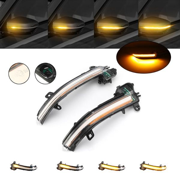 

auto led wing rearview mirror indicator blinker dynamic turn signal light left right for f20 f21 f22 f30 e84 emergency lights