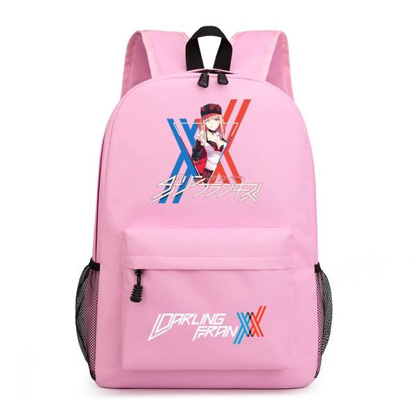 

backpack 2021zero two boys and girls school bag female teen canvas male student