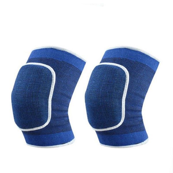 

elbow & knee pads sports sponge anti-fall dancing pulley men and women protective gear thick knitted breathable, Black;gray