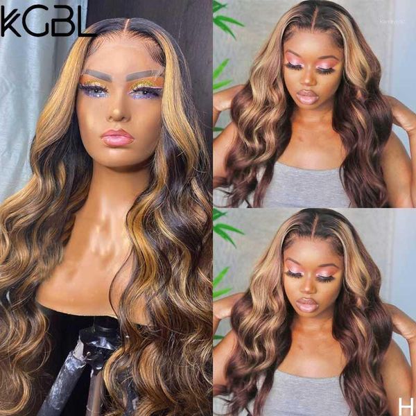 

colored wavy t-part lace front human hair wigs 8-24'' brazilian with baby 150% density non-remy medium ratio1, Black;brown
