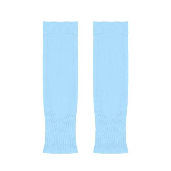 

elbow & knee pads 1pair elastic running summer sports cooling arm sleeve sun protection nylon for 5-12 years girls boys ice cuff cycling, Black;gray