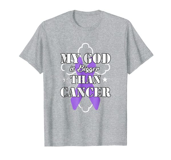 

my god bigger than cancer hodgkin lymphoma tough shirt gift, White;black