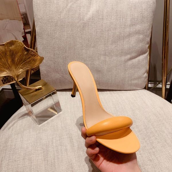 

sandals women's shoes leather muller slippers 2021 summer high heel open toe fashion casual one line sandal, Black