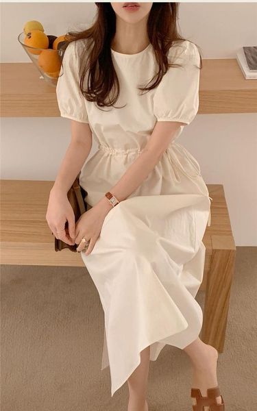 

casual dresses summer women's dress 2021 long evening female vintage maxi party oversize beach women elegant prom pure, Black;gray