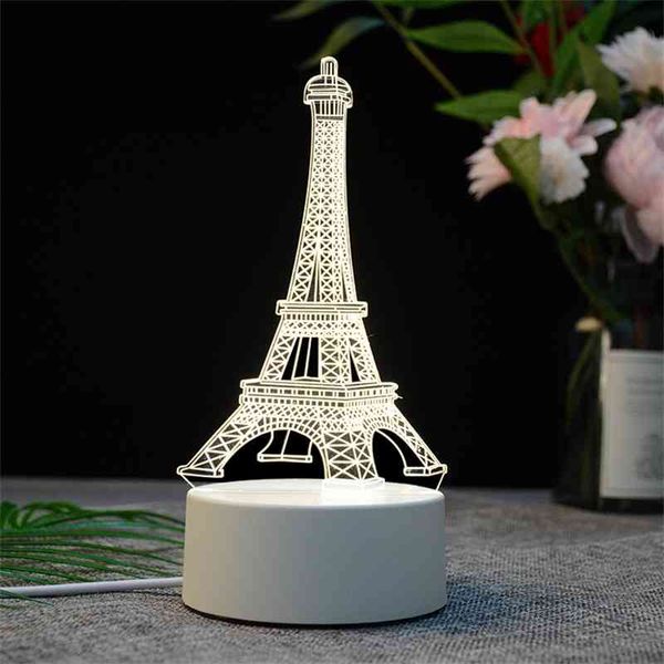 

led smart home acrylic ambience lamp usb charging2021