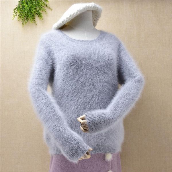 

women's sweaters 2021 autumn winter pullover korean style buttons back casual solid office lady blouse coat clothing, White;black